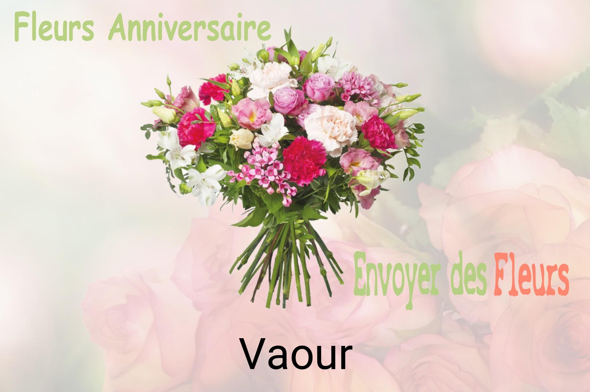 Bouquet de fleurs d’anniversaire livré à Vaour